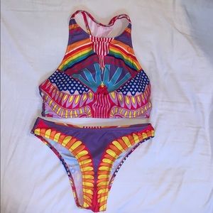 2 piece swimming suit